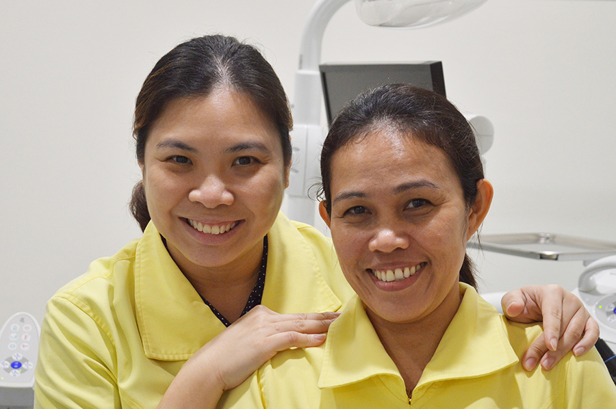 Nurse Siew Kuen and Jane